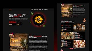 Responsive Restaurant Landing Page in HTML, CSS & JavaScript