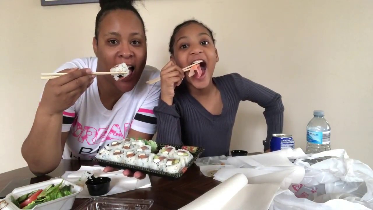 Trying Sushi for the first time🤬🤬🤬 - YouTube
