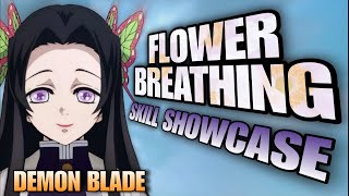 Demon Blade | Flower Breathing | Skill Showcase | Roblox