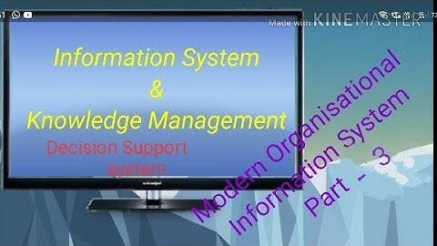 Modern Organisational Information System(3)
