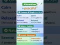 Upgrade Your Vocabulary ⚡ Peaceful Synonyms