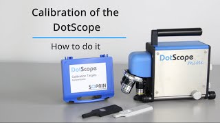 Calibration of the DotScope