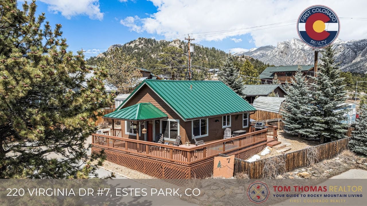 Estes Park Cabin For Sale 220 Virginia Dr. 7, Estes Park, CO YouTube