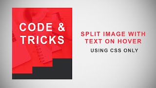 Split Image with Content Using CSS