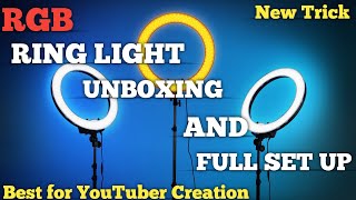 RGB LED Soft Ring Light Unboxing and Full Set Up screenshot 4