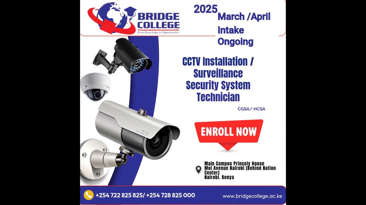 Become a Certified CCTV Installation Technician