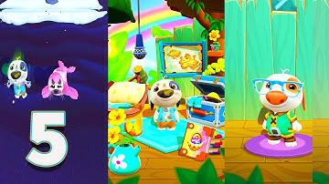 My Talking Hank: Islands Gameplay Walkthrough Part 5 - FHD Full Screen (Android/iOS)