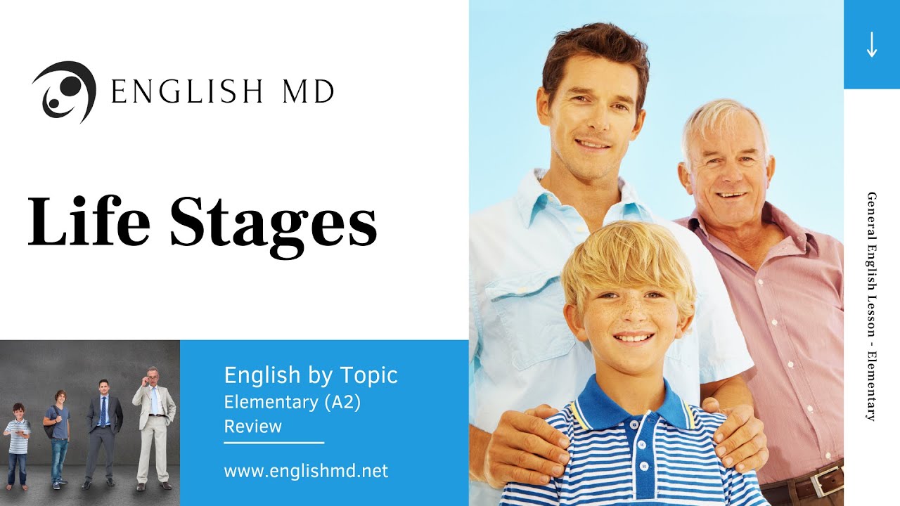 Life Stages | Stages of Life & Life Events | Elementary English for ESL Teens & Adults (A2)