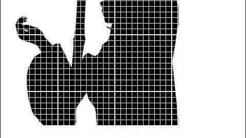 Bad Apple!! but the Pixels Are Sorted Alphabetically