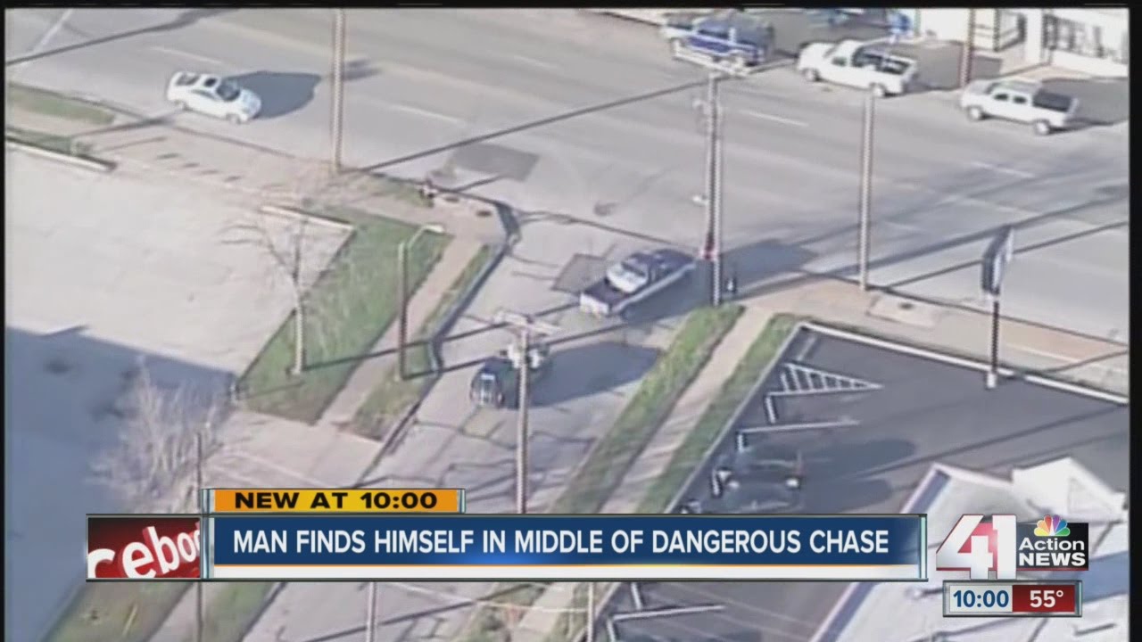 Suspect in custody after highspeed police chase through metro Kansas