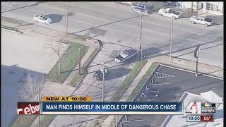 Suspect in custody after high-speed police chase through metro Kansas City, Mo.