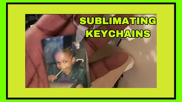 HOW TO SUBLIMATE A KEYCHAIN | TWO SIDED | SUBLIMATION
