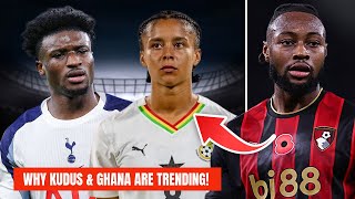 MOHAMMED KUDUS IS TRENDING AGAIN! GHANA 0-2 ENGLAND LESSONS! Profile