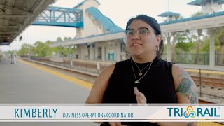Meet Kimberly—she’s been riding Tri-Rail for nearly a decade 👩🏻‍💼