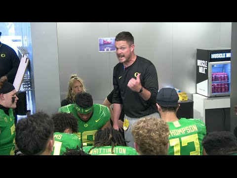 The Cinderella story is OVER! 🗣️ - Dan Lanning's speech before Oregon vs. Colorado 👀