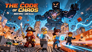 BRICKTOPIA: The Code of Chaos | LEGO Heroes vs. Lord Glitch | 3D Animated Sci-Fi Adventure