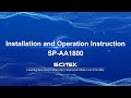 Installation and Operation Instruction of Atomic Absorption Spectrophotometer SP-AA1800 -20250324