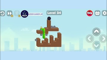 Snake Puzzle Slither To Eat Level 34 Walkthrough Solution
