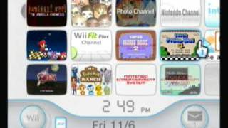 This is a test. My Wii Menu