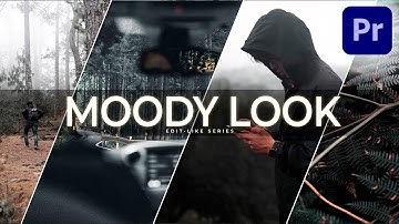 How to create a MOODY Look/Style Colorgrade (without LUTs) | Premiere Pro CC