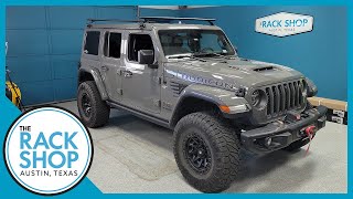 2018-2025 Jeep Wrangler JL Unlimited Thule WingBar Evo Rain Gutter Roof Rack | The Rack Shop
