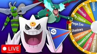 MEGA POKEMON IN THE GREAT LEAGUE? - COME BATTLE ME LIVE!