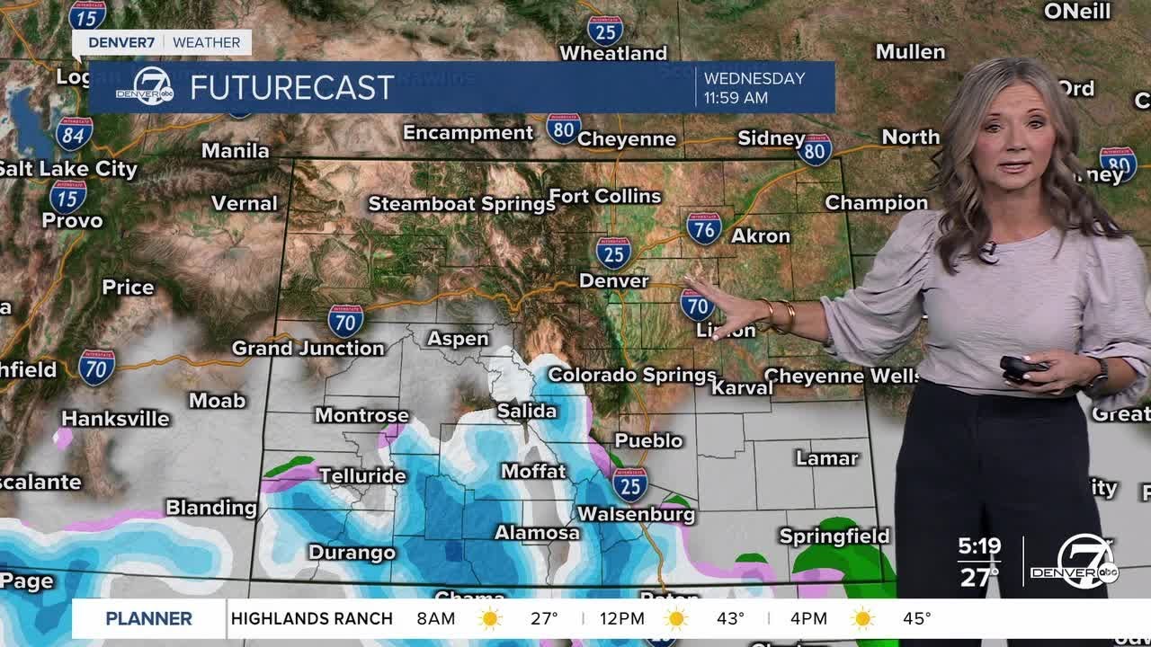 More melting across the Denver metro area Tuesday - YouTube