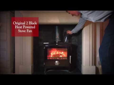 Valiant Fireside Accessories - Original 2 Blade Stove Fan - YouTube