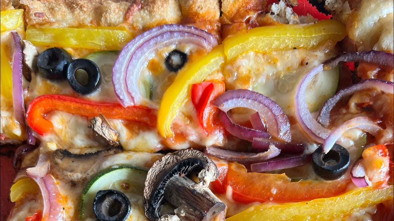Veggie Pizza in French Door Air Fryer 360 YouTube
