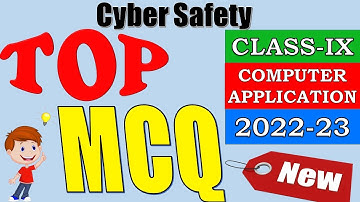 Unit 2 Cyber safety MCQ  CLASS 9