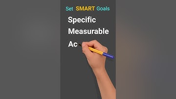 Set SMART Goals