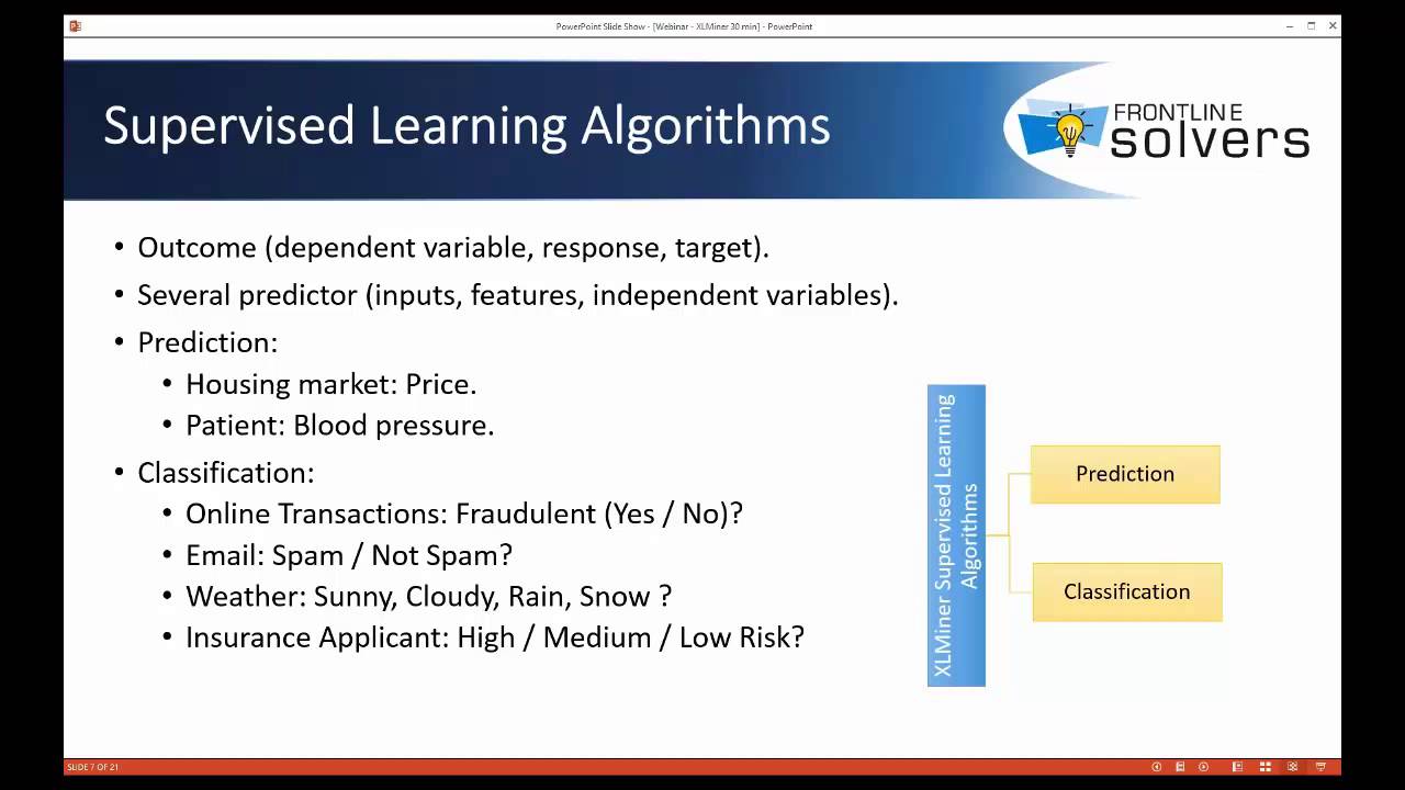 Webinar recording data text mining using xlminer platform in excel