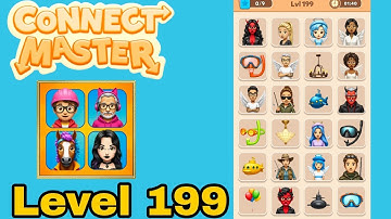 Connect master match puzzle level 199 solution walkthrough 