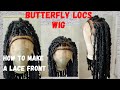 Butterfly Locs Wig using a 13*6 Lace Front Wig