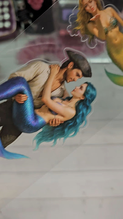 Mermaid Precut 3d PET Tape!🧜♀️ #mermaids #4girlsstolemyheart #craftsupplies