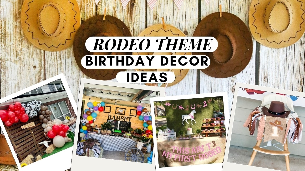 149+ First Rodeo Birthday Party Decorations Ideas 2025 🐴 Rustic DIY Cowboy Theme & Decor