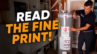 Rheem Water Warranty Home Depot  (WARNING) by Quick Water Heater & Filtration Company 24,446 views 1 year ago 3 minutes, 25 seconds