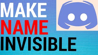 How To Make Discord Username Invisible Youtube How To Make Discord Username Invisible Youtube