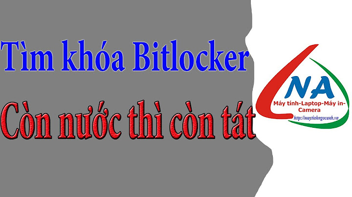 Khôi phục tập tin bị mã hóa bitlocker