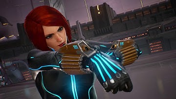 Marvel VS Capcom Infinite Black Widow & Captain Marvel VS Chris Redfield & Dante