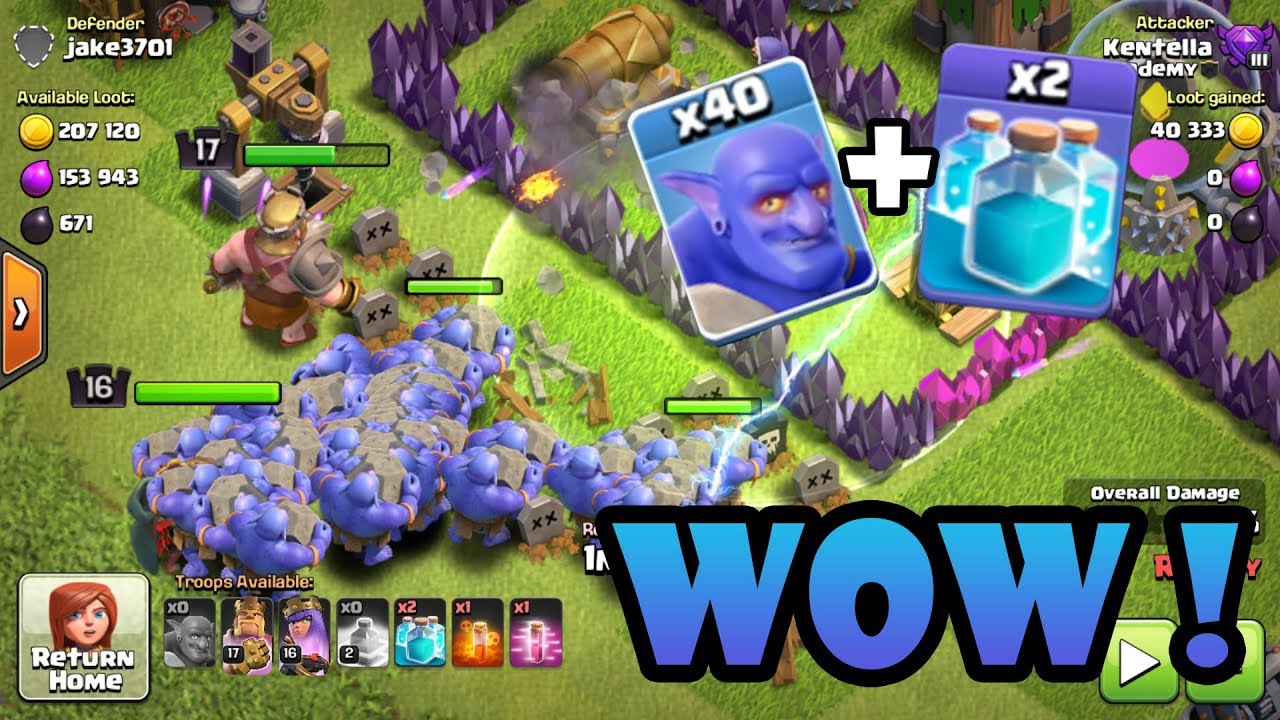 clash of clans all bowler, clash of clans all bowler attack, cl...