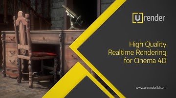 Old Desk - Real-time Rendering Example - U-RENDER