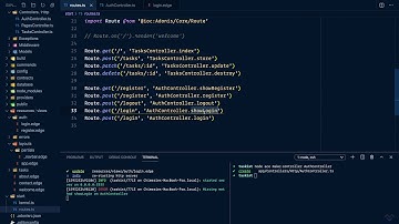 AdonisJS 5 From Scratch #27 - Logging In