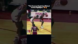 “The Greatest Dunk Era: Michael Jordan Highlights”#nba