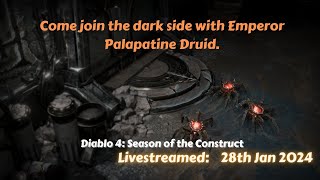 Come join the dark side with Emperor Palapatine Druid. Arr haa harrr.  Blasting with friends. by Master Macros 20 views 2 months ago 3 hours, 34 minutes