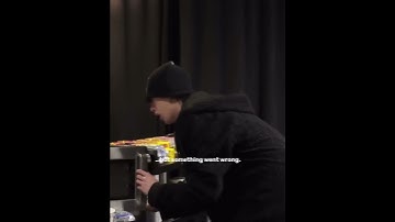 Chan wanted to eat but unfortunately couldn