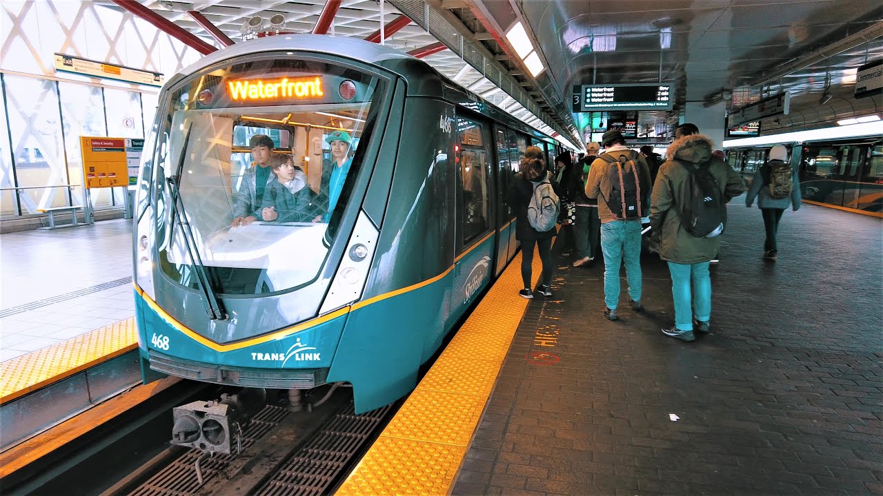 Subway Trolley Ride Vancouver Transit - Transit Ride - Expo Line - Broadway-Commercial ...