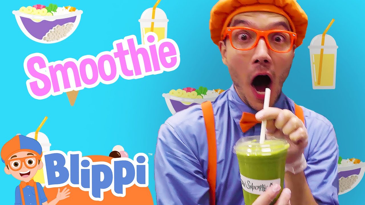⁣Blippi Makes Organic Smoothies! | Learn Healthy Eating For Kids | Fun Educational Videos for Kids