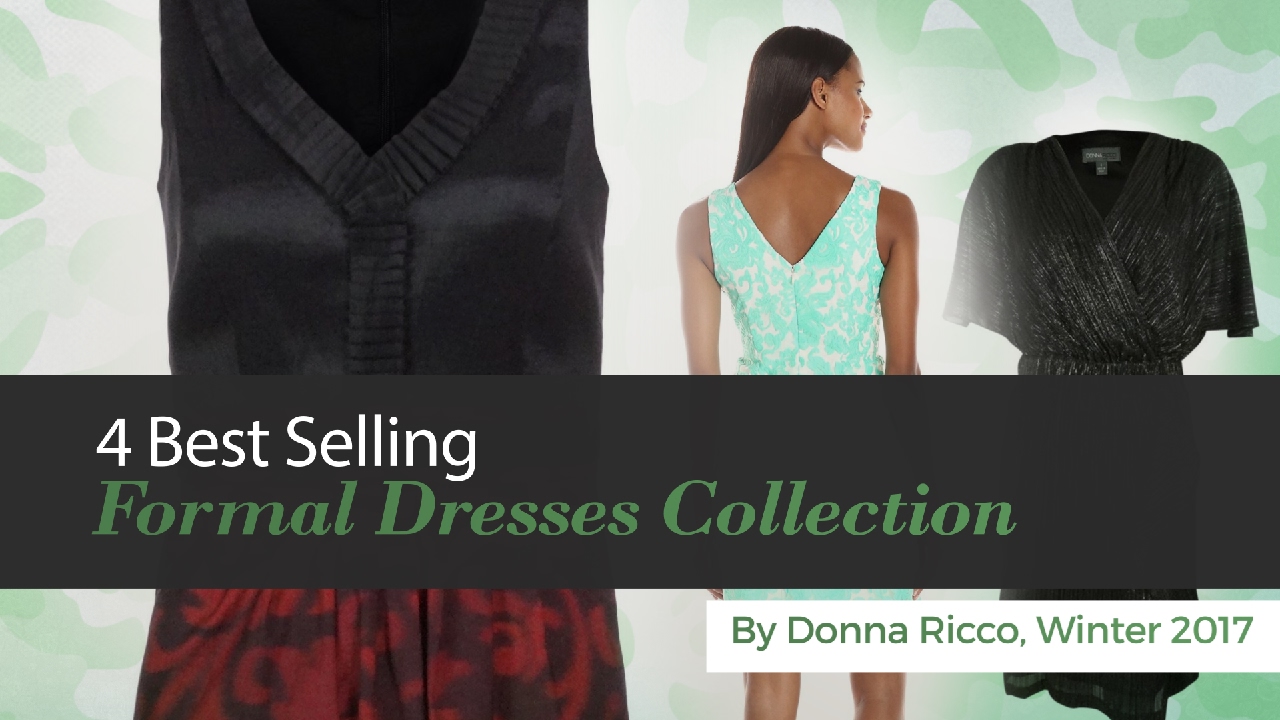 Donna Ricco Black Formal Dress