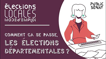 Comment est élu un conseiller départemental ?